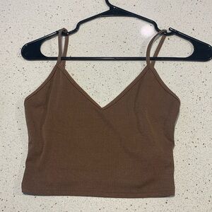 SHEIN S cropped tank top